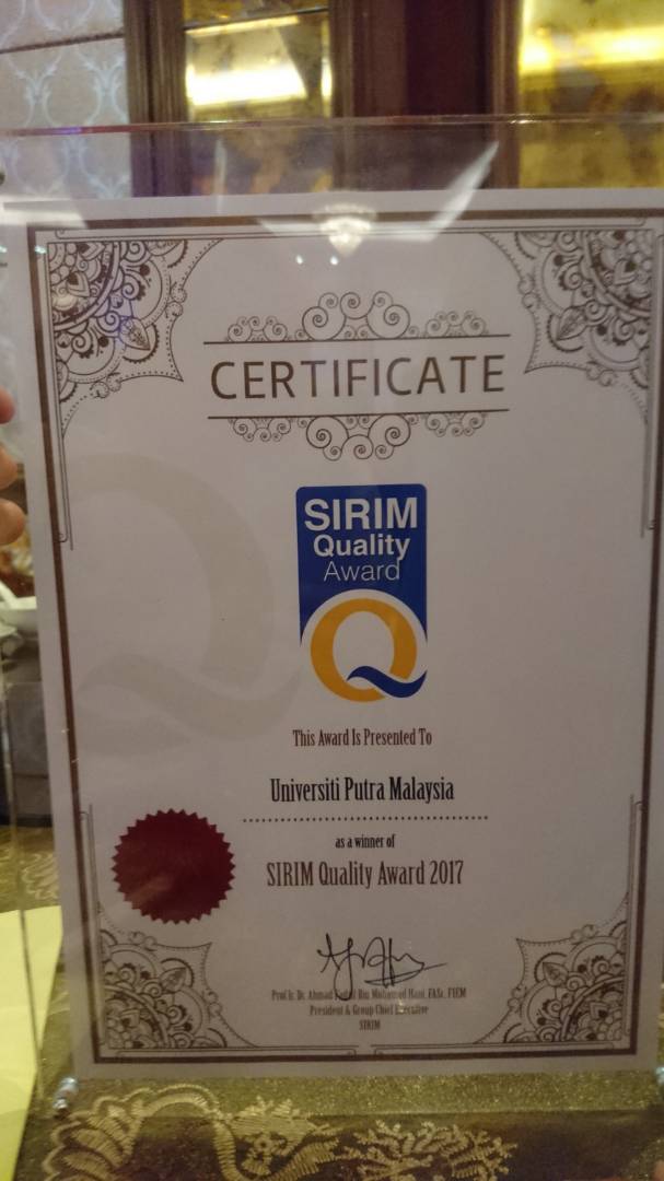 sijil Anugerah Kualiti SIRIM