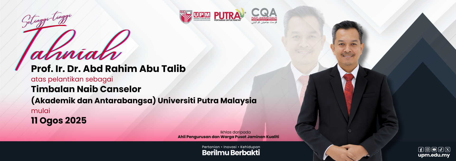 Tahniah Prof Rahim TNCAA
