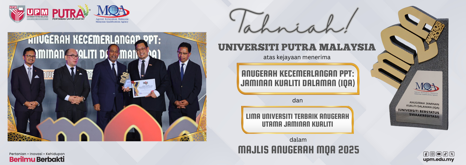 Tahniah MQA Awards 2025