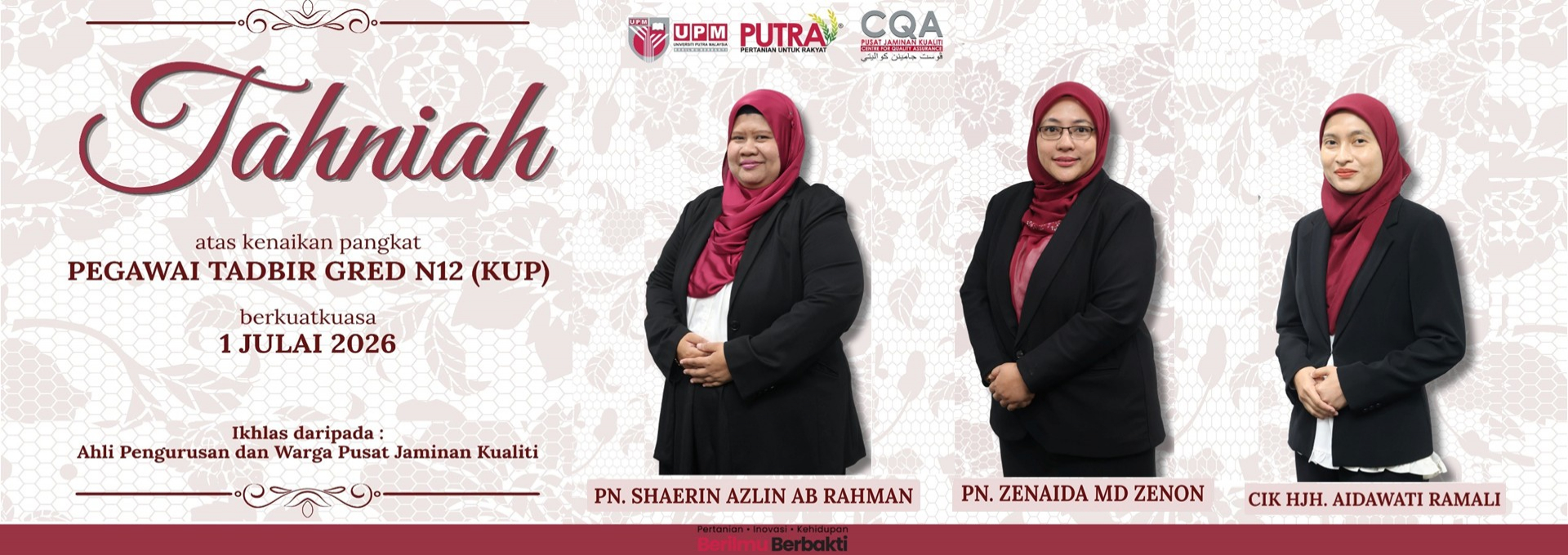 Tahniah KUP